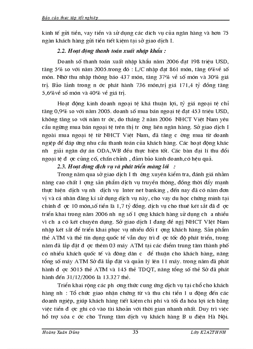 image for page Báo cáo thực tập tại sở giao dịch I NH Công Thương Việt Nam