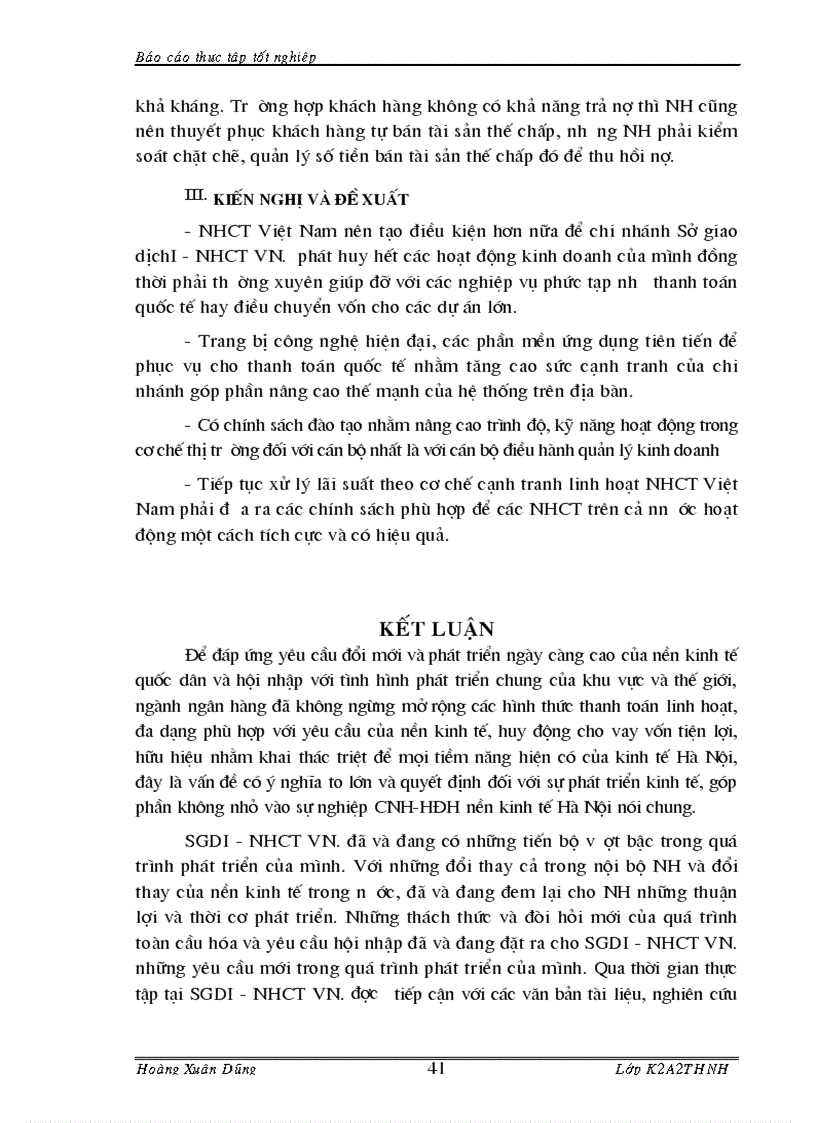 image for page Báo cáo thực tập tại sở giao dịch I NH Công Thương Việt Nam