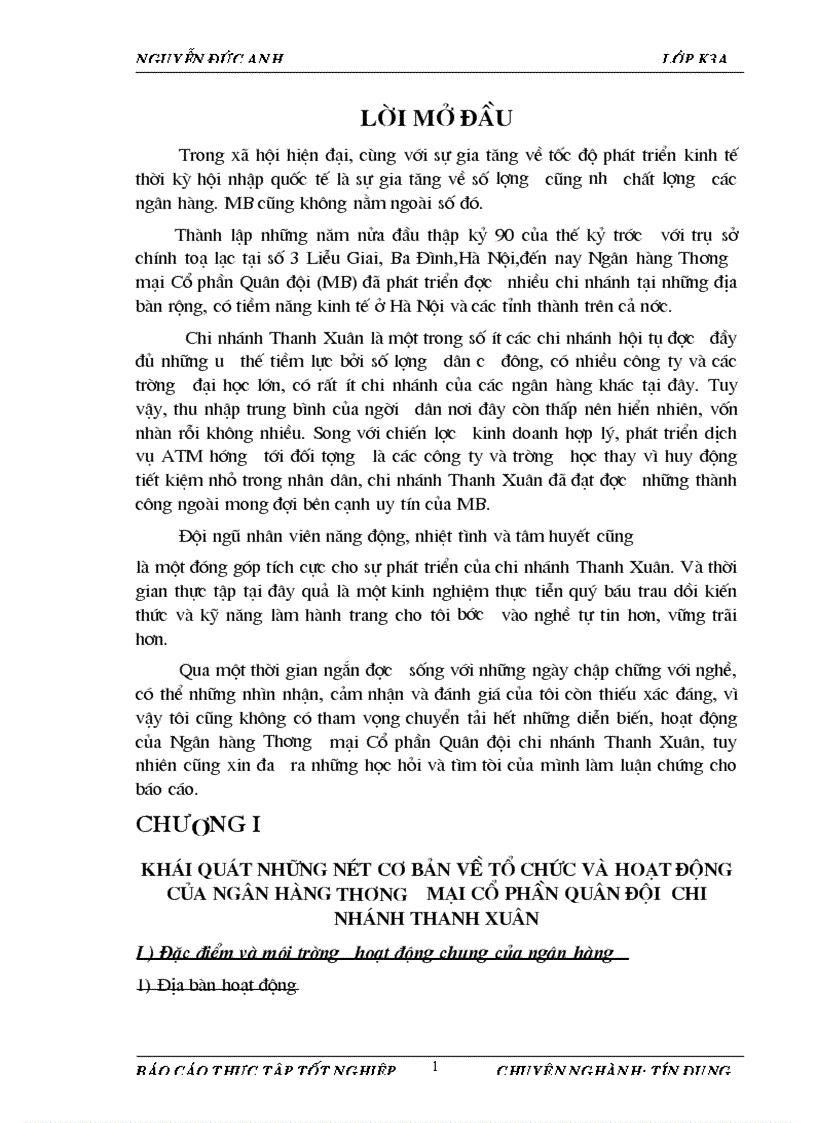 image for page Báo cáo thực tập tại Ngân hàng Thương mại Cổ phần Quân đội chi nhánh Thanh Xuân