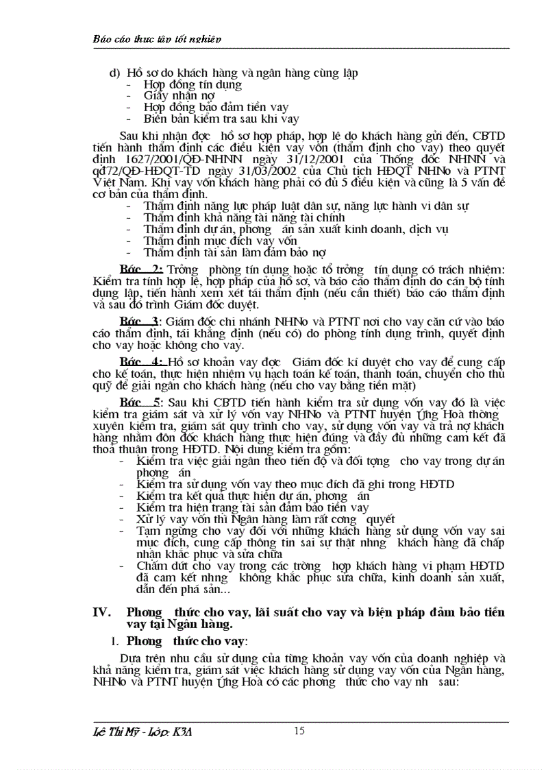 image for page Báo cáo thực tập tại NHNo và PTNT huyện Ứng Hoà tỉnh Hà Tây