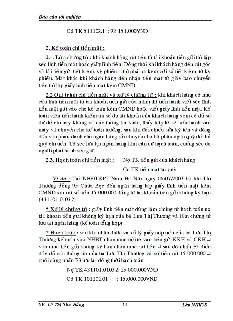 image for page Báo cáo thực tập tại NHĐT PT Nam Hà Nội