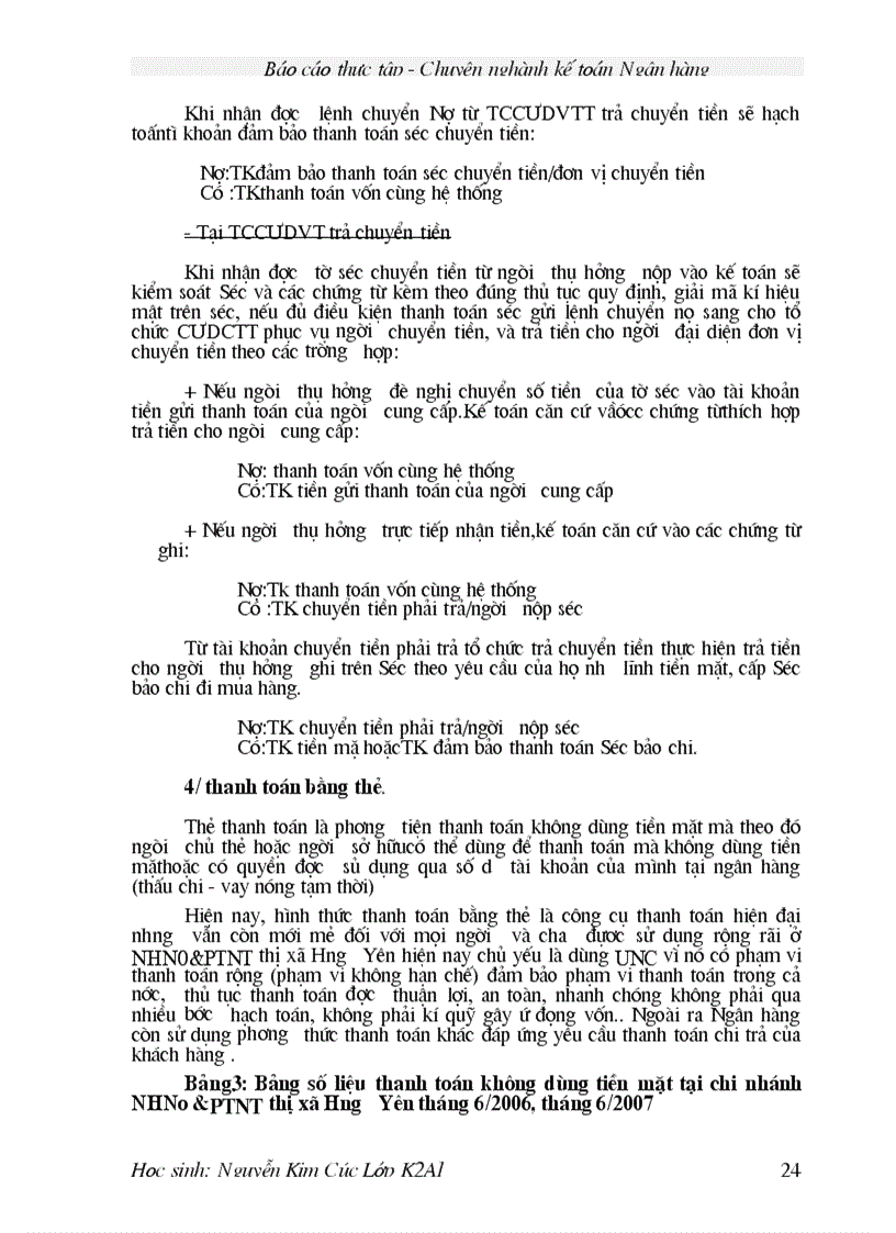 image for page Báo cáo thực tập tại NHNo thị xã Hưng Yên