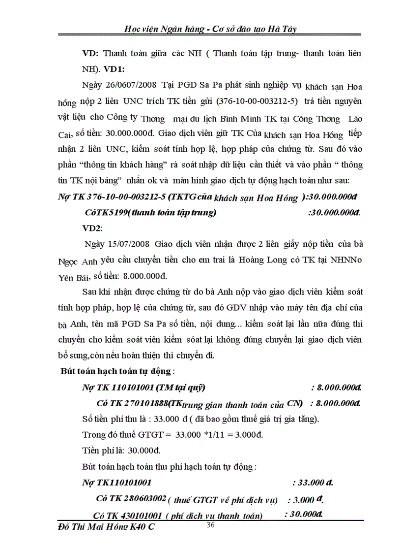 image for page Báo cáo thực tập tại BIDV SaPa 1