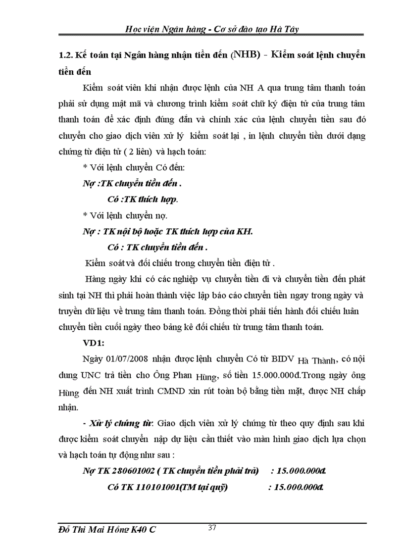 image for page Báo cáo thực tập tại BIDV SaPa 1