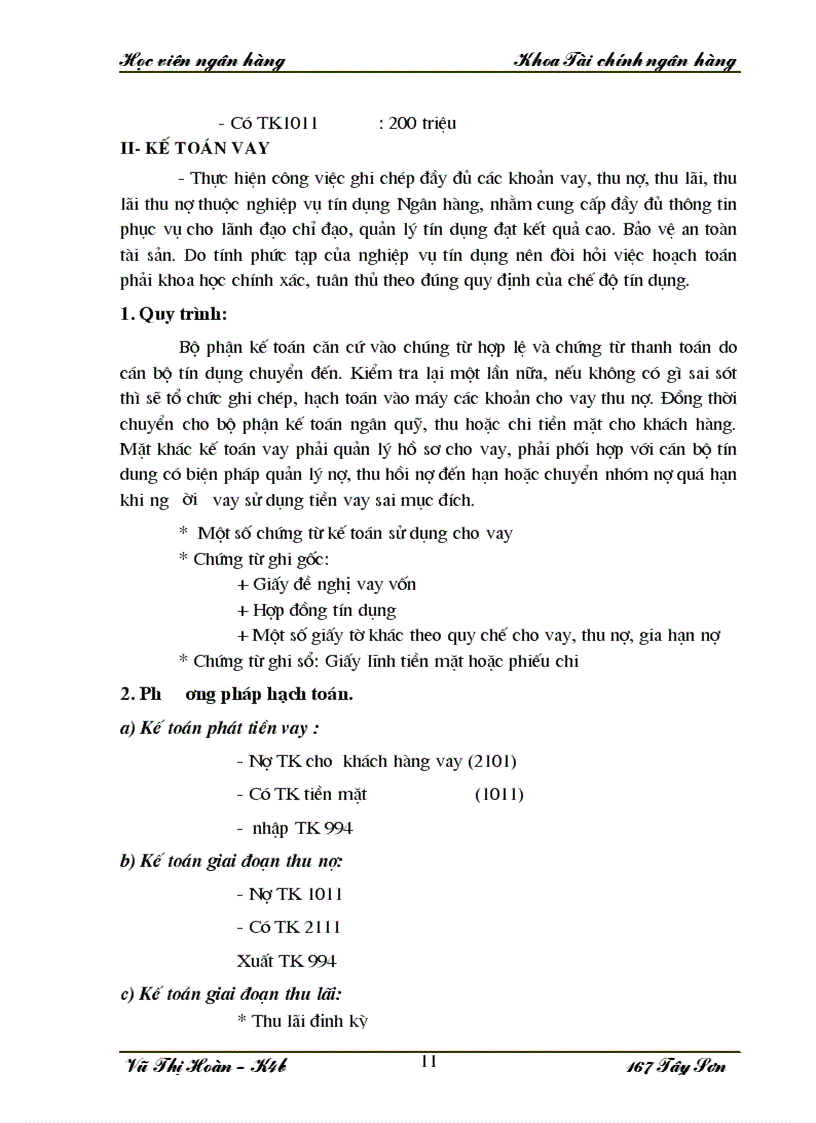 image for page Báo cáo thực tập tại Chi nhánh NHNo PTNT chi nhánh huyện Bình Lục 1