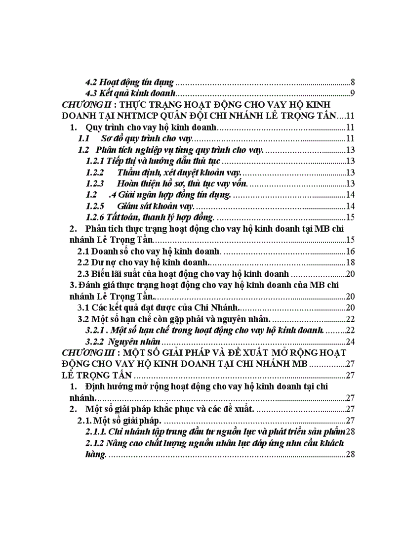 image for page Một số giải pháp và đề xuất mở rộng hoạt động cho vay hộ kinh doanh tại Ngân Hàng Thương Mại Cổ Phần Chi Nhánh Lê Trọng Tấn