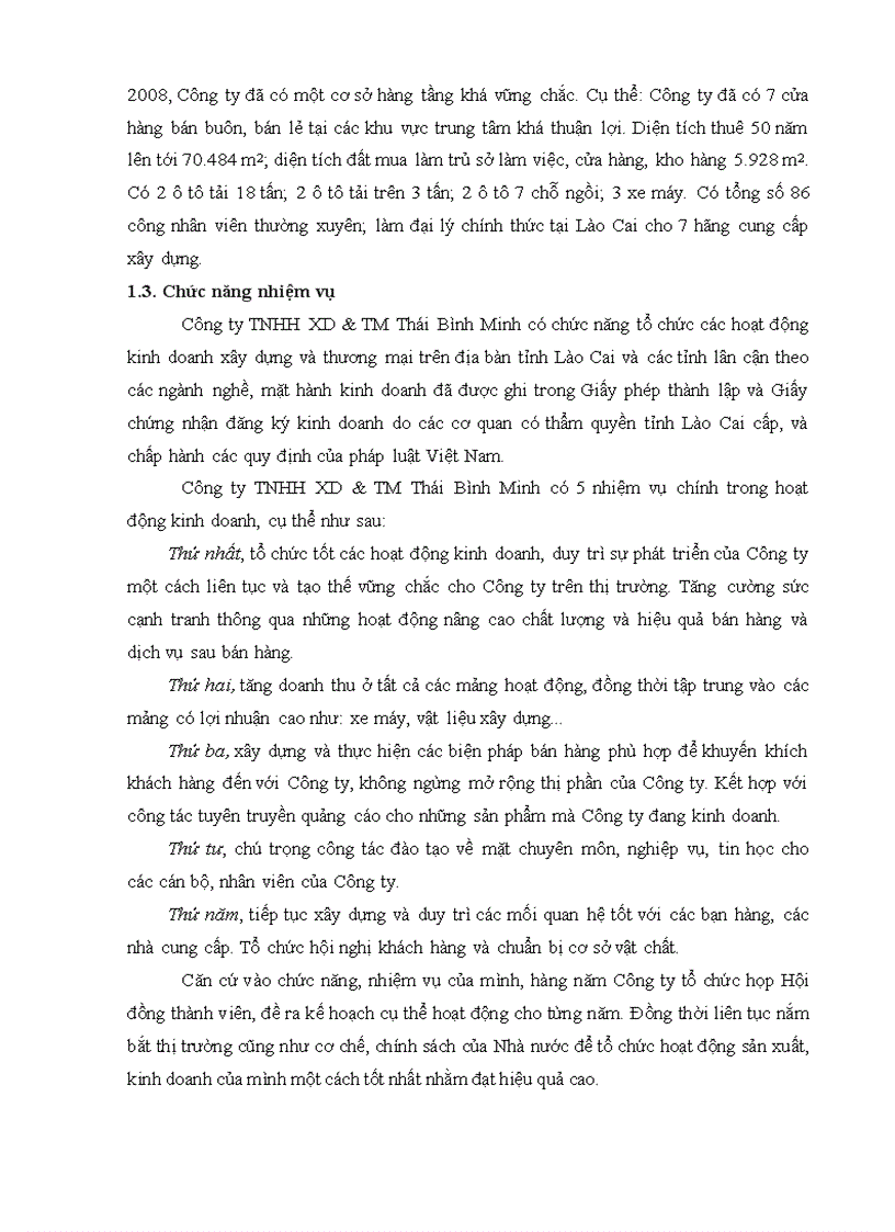 image for page Quản lý cung ứng hàng hóa tại thị trường lào cai của công ty tnhh xây dựng và thương mại thái bình minh
