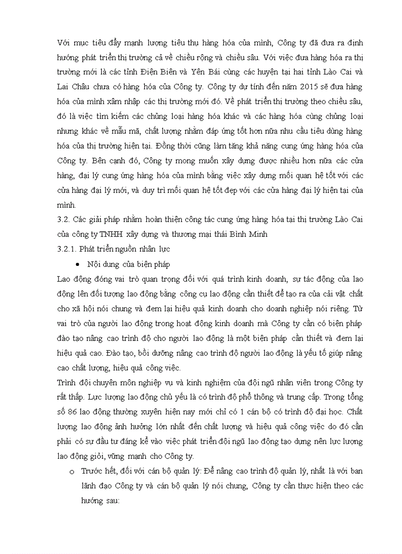image for page Quản lý cung ứng hàng hóa tại thị trường lào cai của công ty tnhh xây dựng và thương mại thái bình minh 1