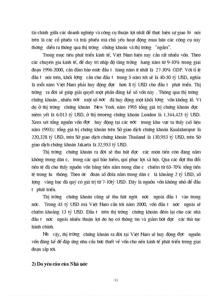 image for page Vai trò của thị trường chứng khoán và sự cần thiết của việc hình thành và phát triển thị trường chứng khoán ở Việt Nam đặc biệt là một số biện pháp tạo ra hàng hoá cho TTCK Việt Nam