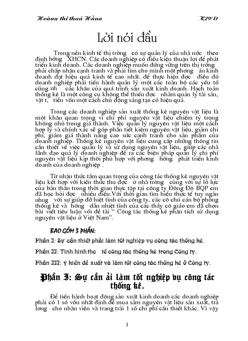 image for page Công tác thống kê phân tích sử dụng nguyên vật liệu ở Việt Nam