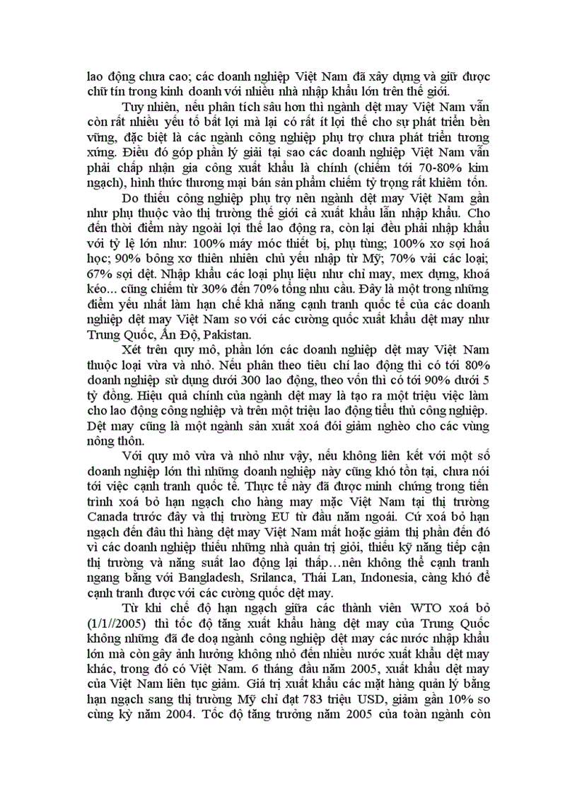 image for page Hiệp định rào cản kỹ thuật thách thức đối với hàng dệt may Việt Nam trước ngưỡng cửa gia nhập WTO 1