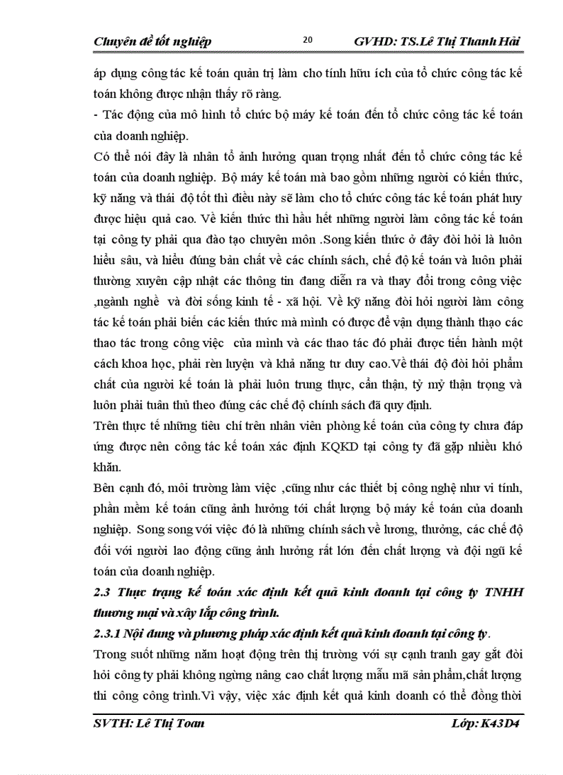 image for page Kế toán xác định kết quả kinh doanh tại công ty TNHH Thương mại và xây lắp công trình 1