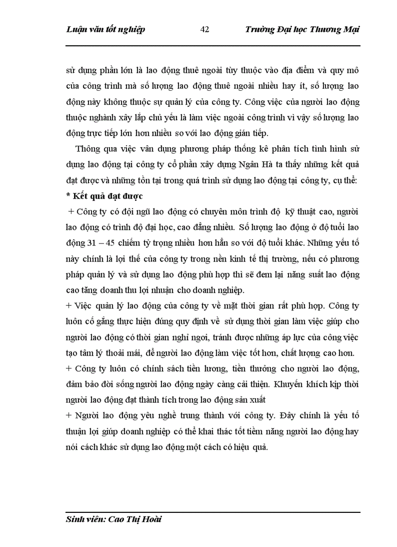 image for page Phân tích thống kê tình hình sử dụng lao động tại công ty cổ phần đầu tư Xây Dựng Ngân Hà 1