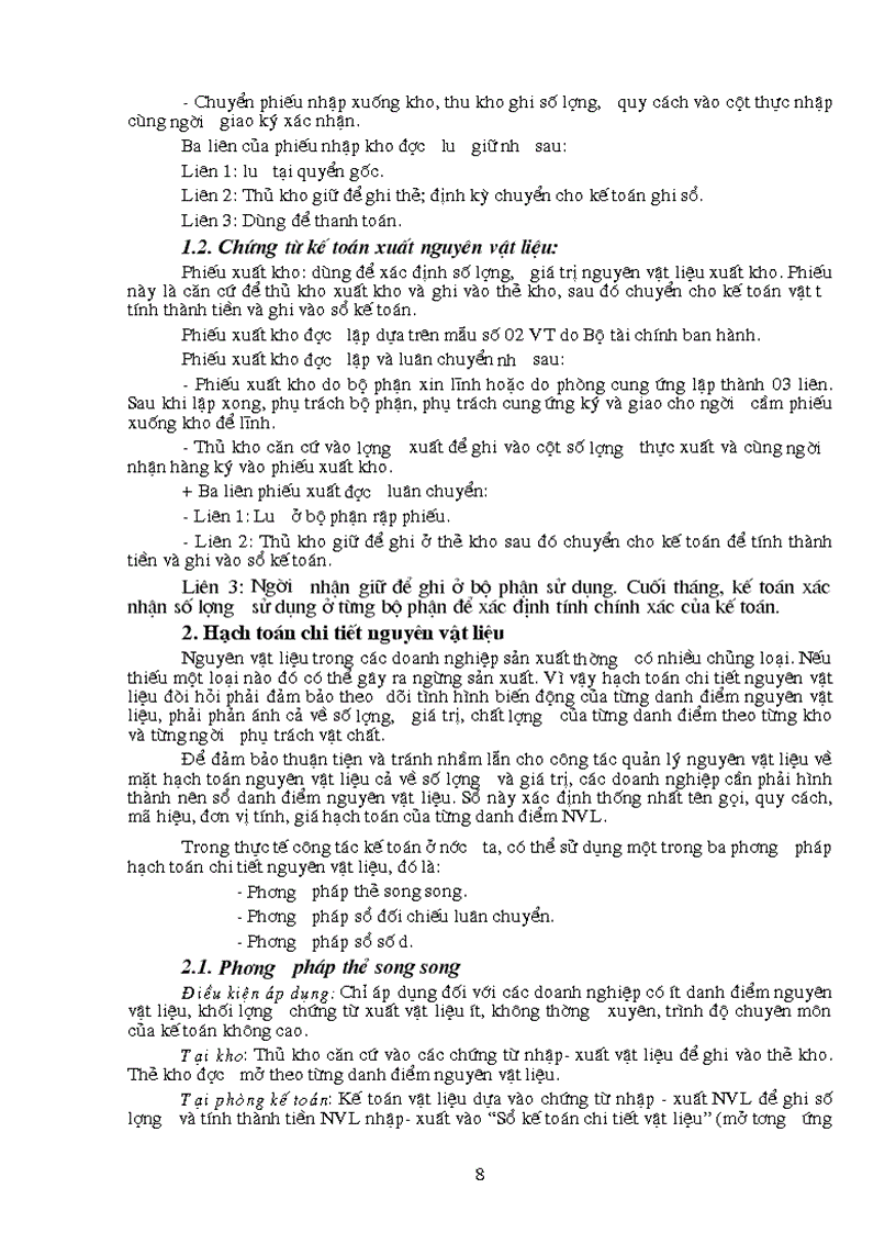 image for page Hoàn thiện công tác hạch toán nguyên vật liệu với việc tăng cường hiệu quả sử dụng nguyên vật liệu tại Công ty cơ khí 1 5