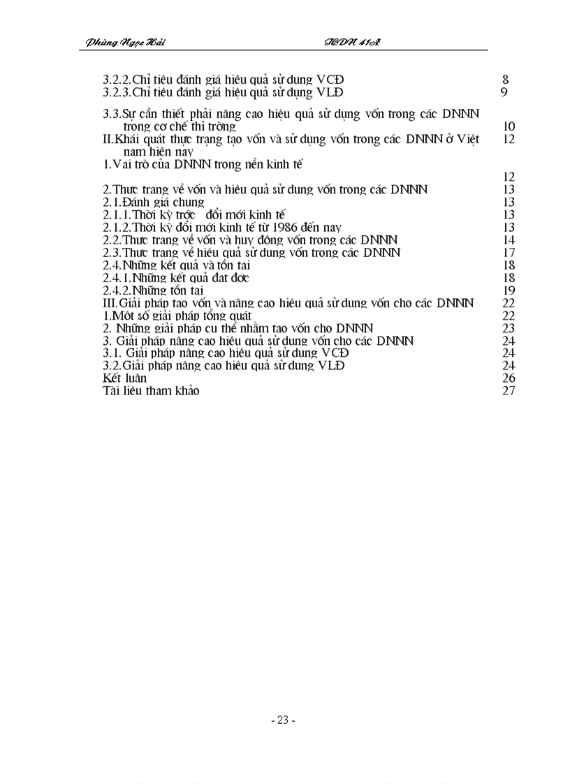 image for page Giải pháp khơi tăng nguồn vốn và sử dụng vốn có hiệu quả đối với các doanh nghiệp Nhà nước ở Việt Nam hiện nay