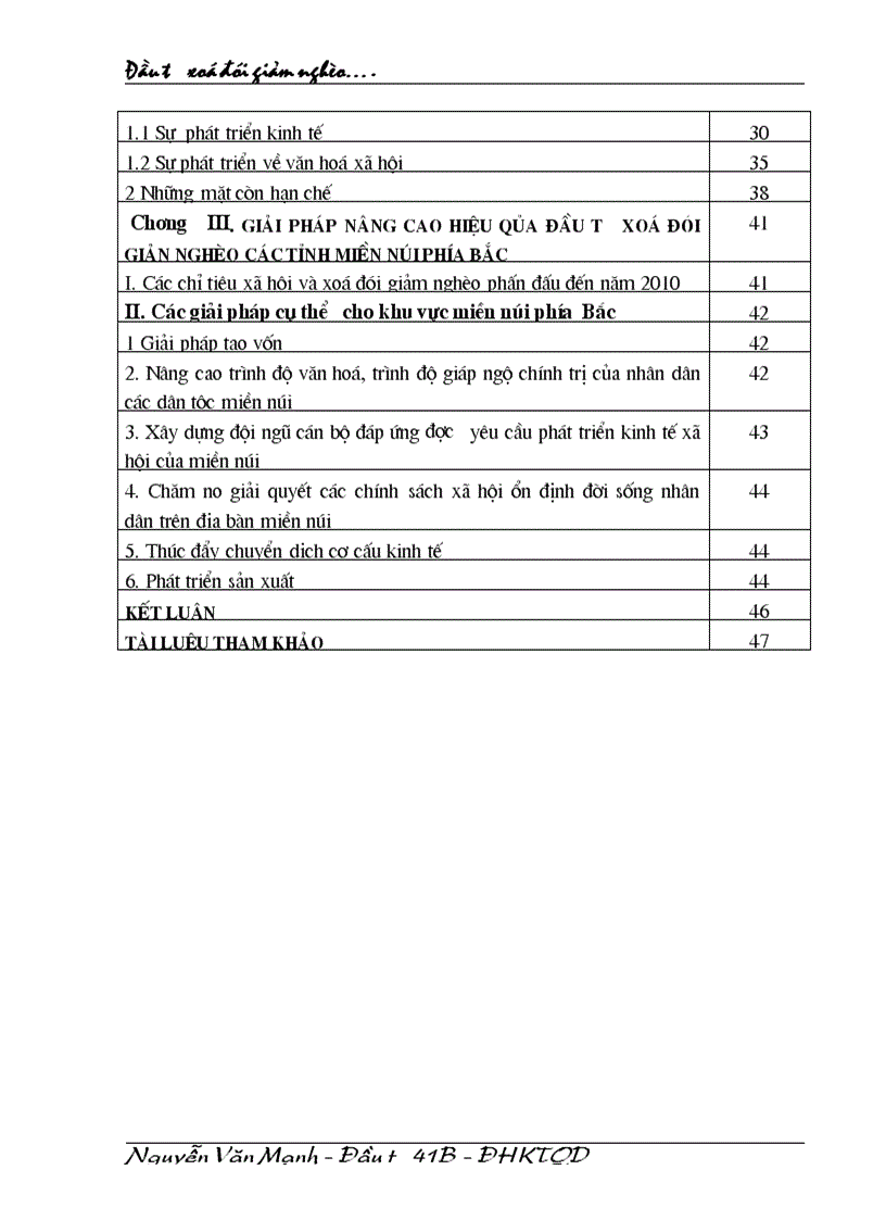 image for page Đầu tư xoá đói giảm nghèo các tỉnh miền núi phía Bắc thực trạng và giải pháp