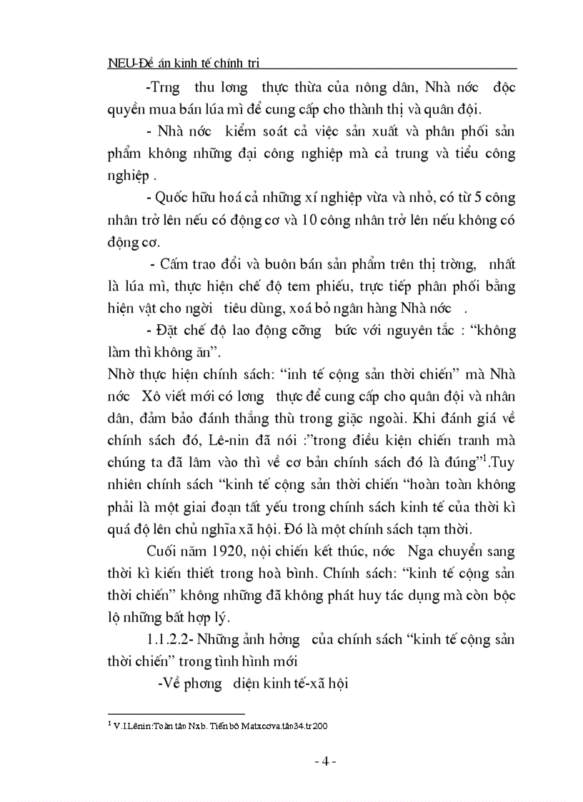 image for page Chính sách kinh tế mới của Lênin và vận dụng nó ở Việt Nam 1