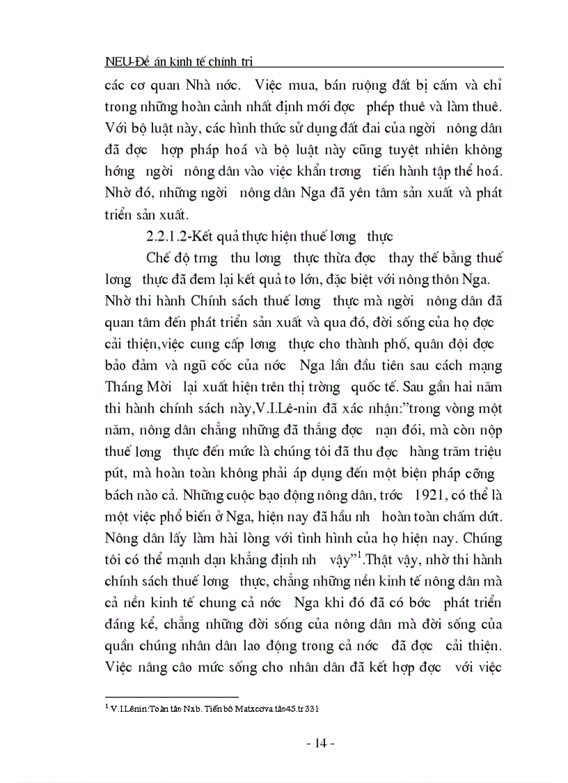 image for page Chính sách kinh tế mới của Lênin và vận dụng nó ở Việt Nam 1