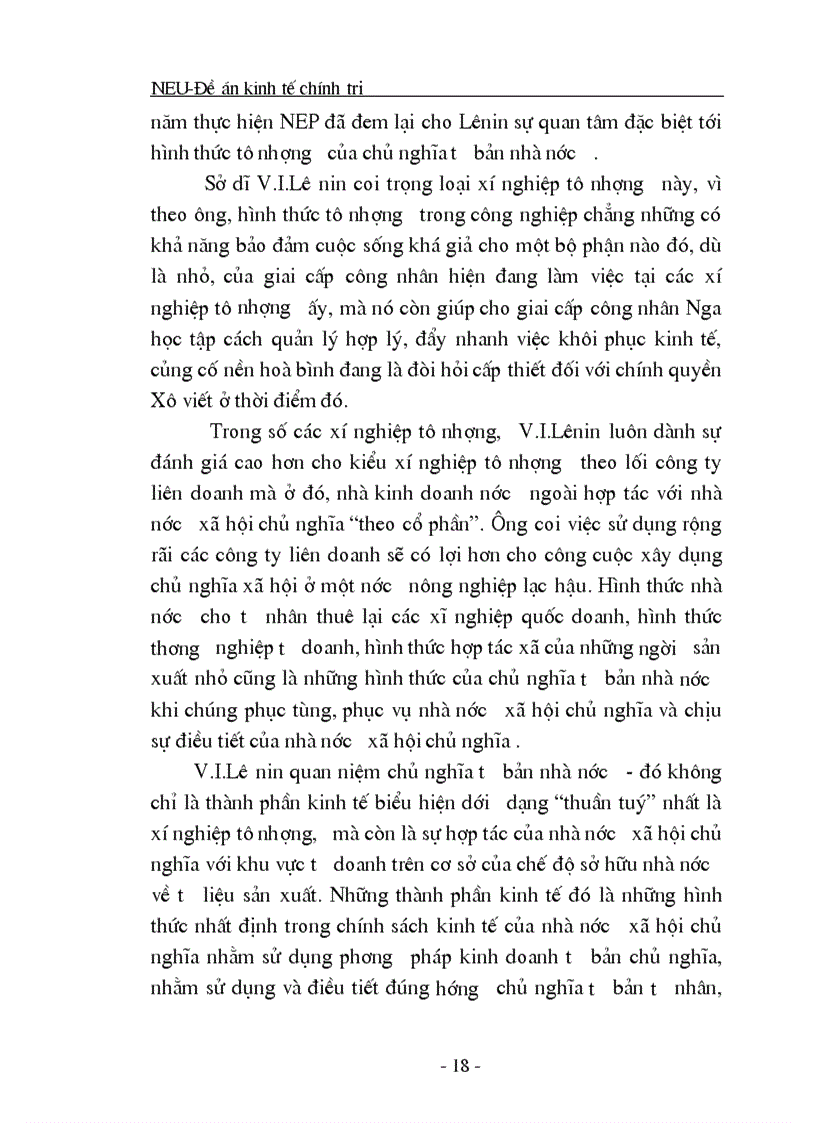 image for page Chính sách kinh tế mới của Lênin và vận dụng nó ở Việt Nam 1