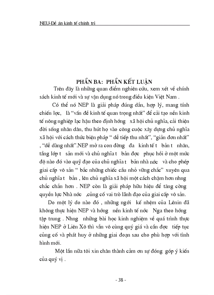 image for page Chính sách kinh tế mới của Lênin và vận dụng nó ở Việt Nam 1