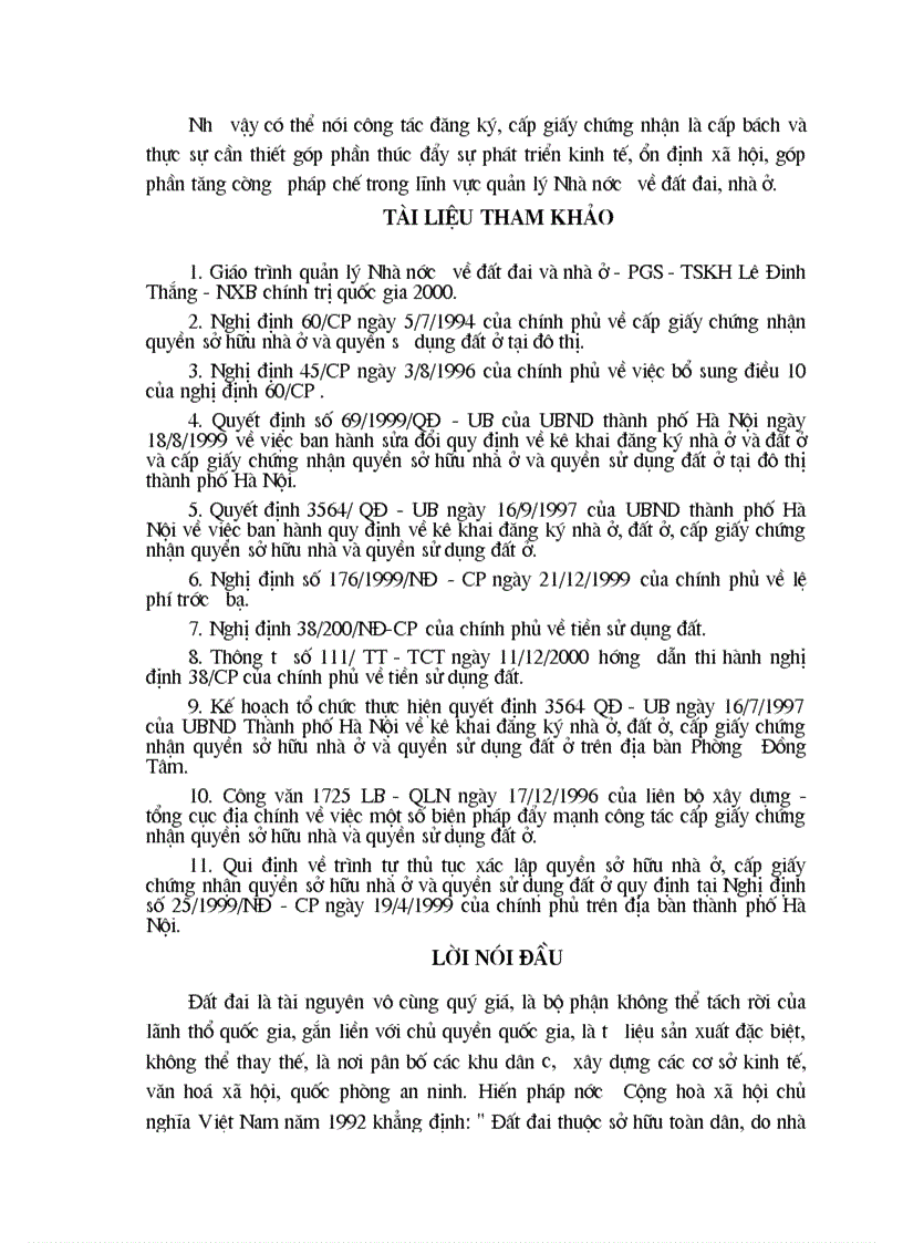 image for page Thực trạng và một số giải pháp nhằm đẩy nhanh tiến độ cấp giấy chứng nhận quyền sở hữu nhà và quyền sử dụng đất ở trên địa bàn quận Đồng Tâm