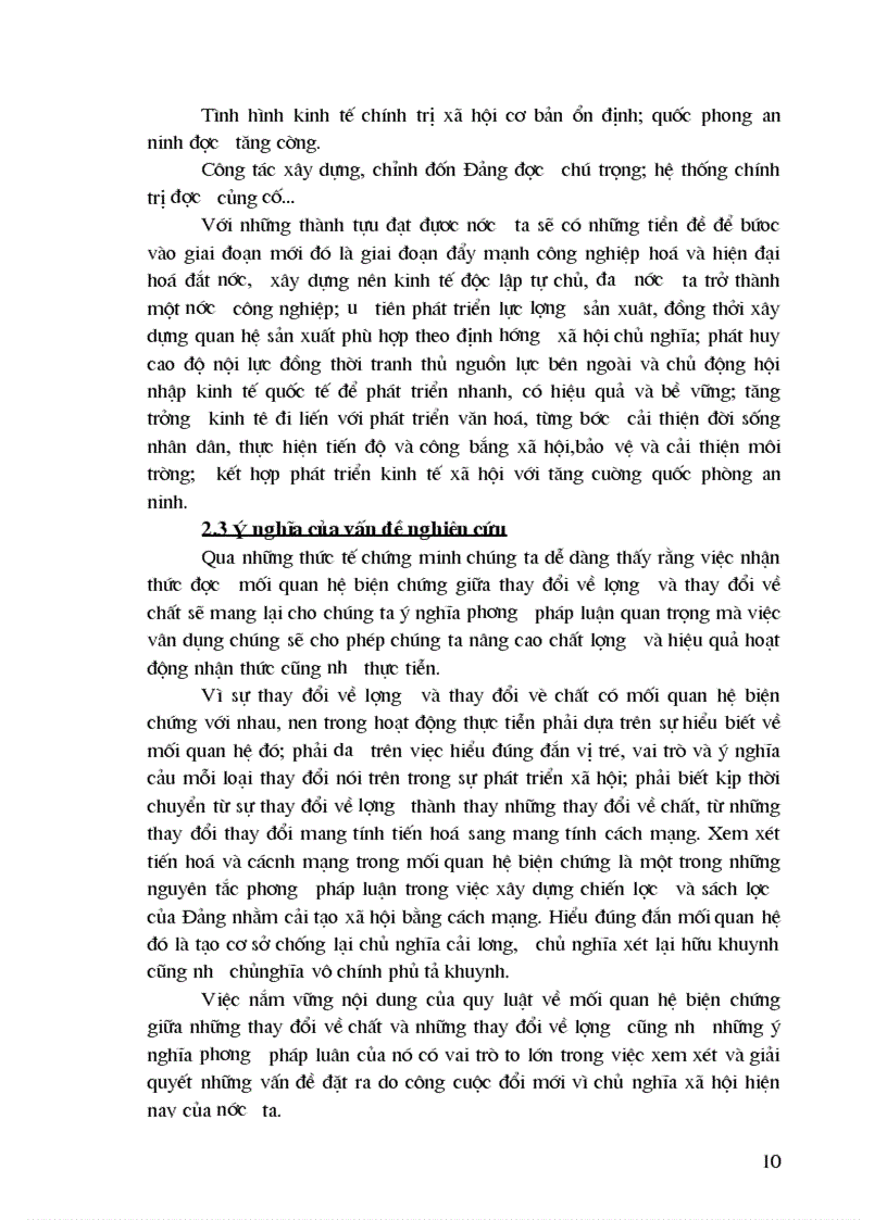 image for page Phân tích nội dung từ những thay đổi về lượng dẫn đến những thay đổi về chất và ngược lại Việc nhận thức và vận dụng quy luật đó trong thực tiễn ý nghĩa của vấn đề