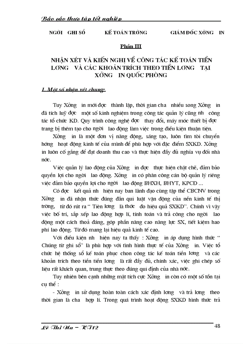 image for page Kế toán tiền lương và các khoản trích theo tiền lương tại Xưởng in Cục Chính trị Tổng cục công nghiệp quốc phòng và kinh tế 1