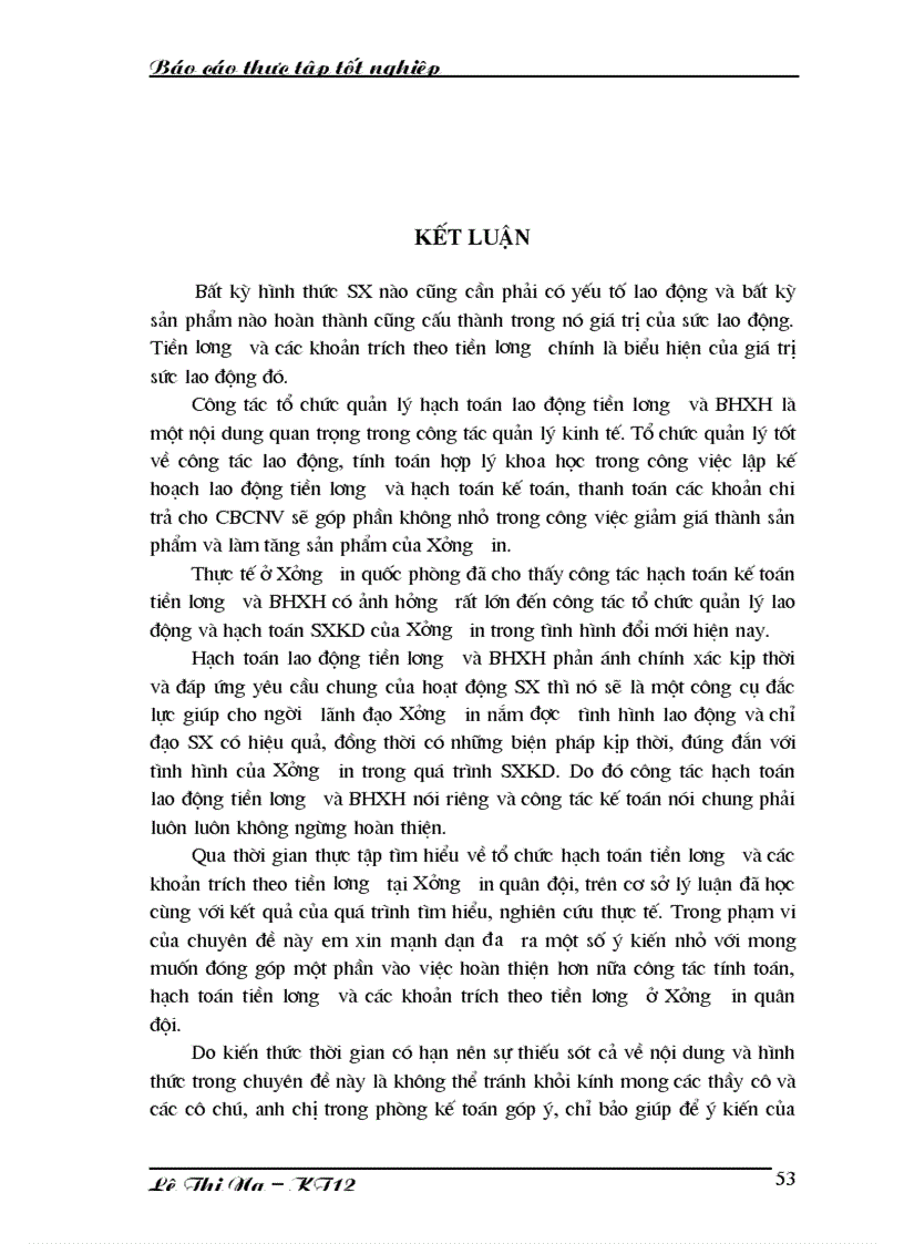 image for page Kế toán tiền lương và các khoản trích theo tiền lương tại Xưởng in Cục Chính trị Tổng cục công nghiệp quốc phòng và kinh tế 1