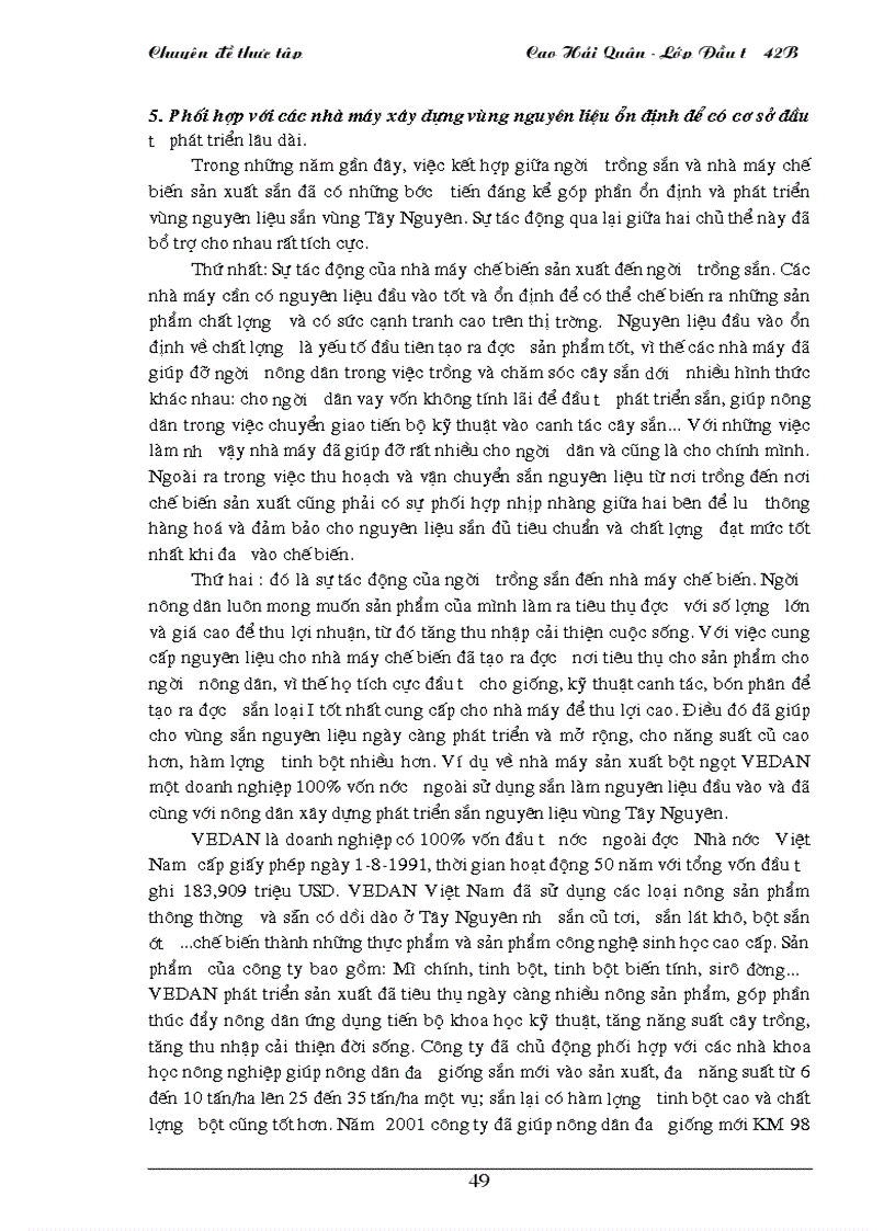 image for page Một số giải pháp đầu tư phát triển sắn nguyên liệu vùng Tây Nguyên