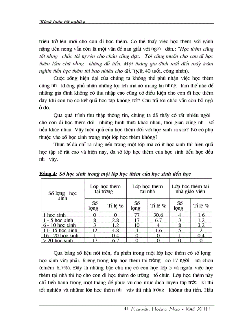 image for page Thực trạng học thêm của học sinh tiểu học hiện nay và đánh giá của các bậc phụ huynh