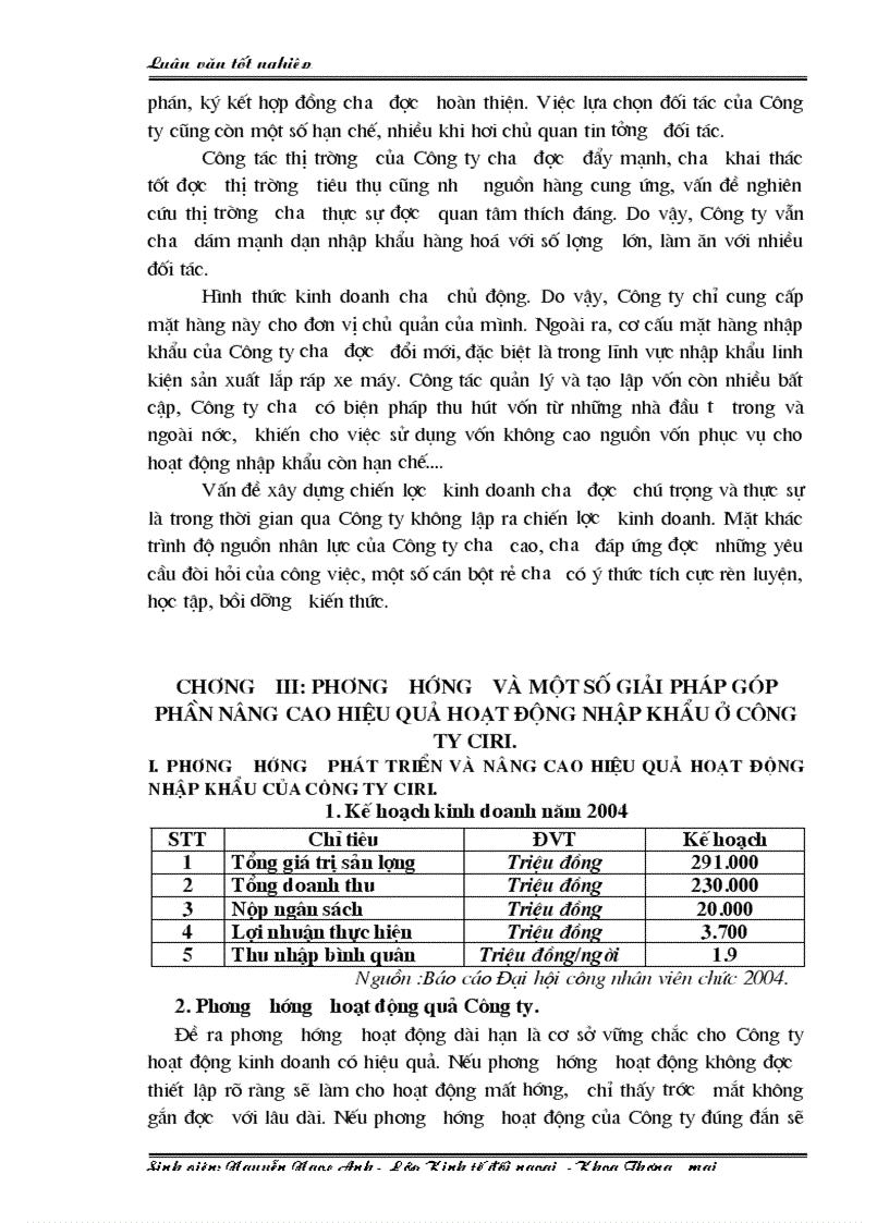 image for page Một số giải pháp nhằm nâng cao hiệu quả hoạt động nhập khẩu ở Công ty Quan hệ quốc tế Đầu tư sản xuất CIRI 1