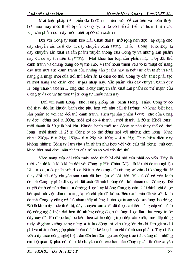 image for page Một số Giải pháp và kiến nghị nhằm nâng cao năng lực cạnh tranh của công ty bánh kẹo Hải Châu 1