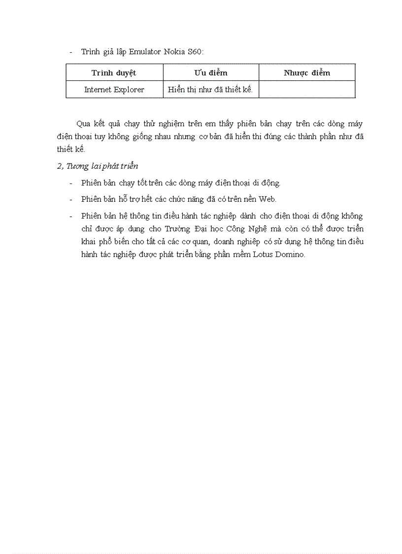 image for page Hệ thông tin điều hành tác nghiệp dành cho điện thoại di động