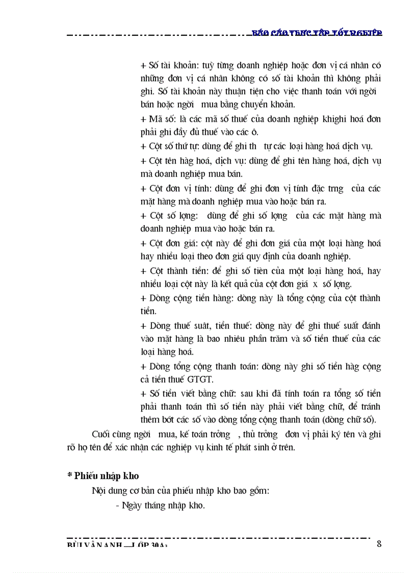 image for page Hạch toán nguyên vật liệu và công cụ dụng cụtại Công ty TNHH Thương mại và Chế biến Thực phẩm Sa Pa