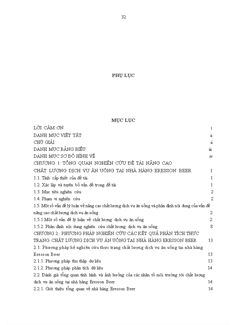 image for page Giải pháp nâng cao chất lượng dịch vụ ăn uống tại nhà hàng Eresson beer