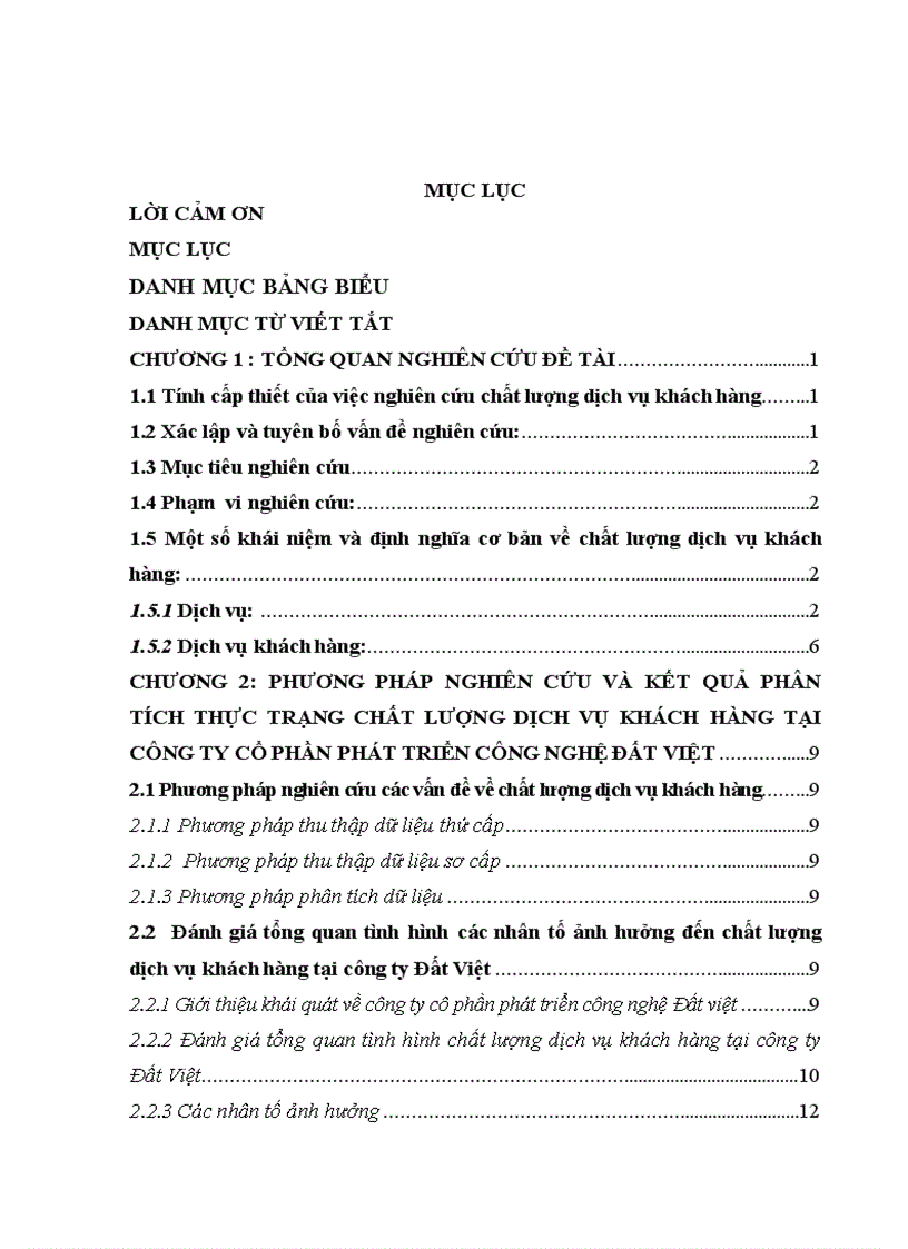 image for page Giải pháp nâng cao chất lượng dịch vụ khách hàng của công ty cổ phần phát triển công nghệ Đất Việt