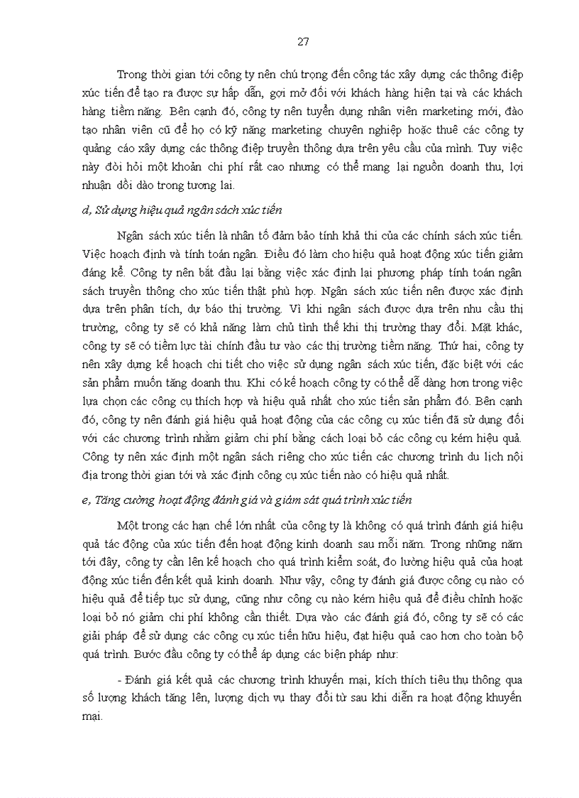 image for page Giải pháp xúc tiến các chương trình du lịch nội địa của Công ty TNHH Thương Mại Việt 365