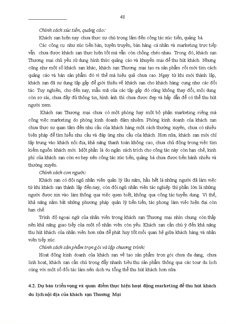 image for page Giải pháp marketing nhằm thu hút khách du lịch nội địa của khách sạn thương mại