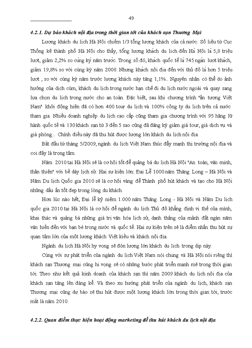 image for page Giải pháp marketing nhằm thu hút khách du lịch nội địa của khách sạn thương mại