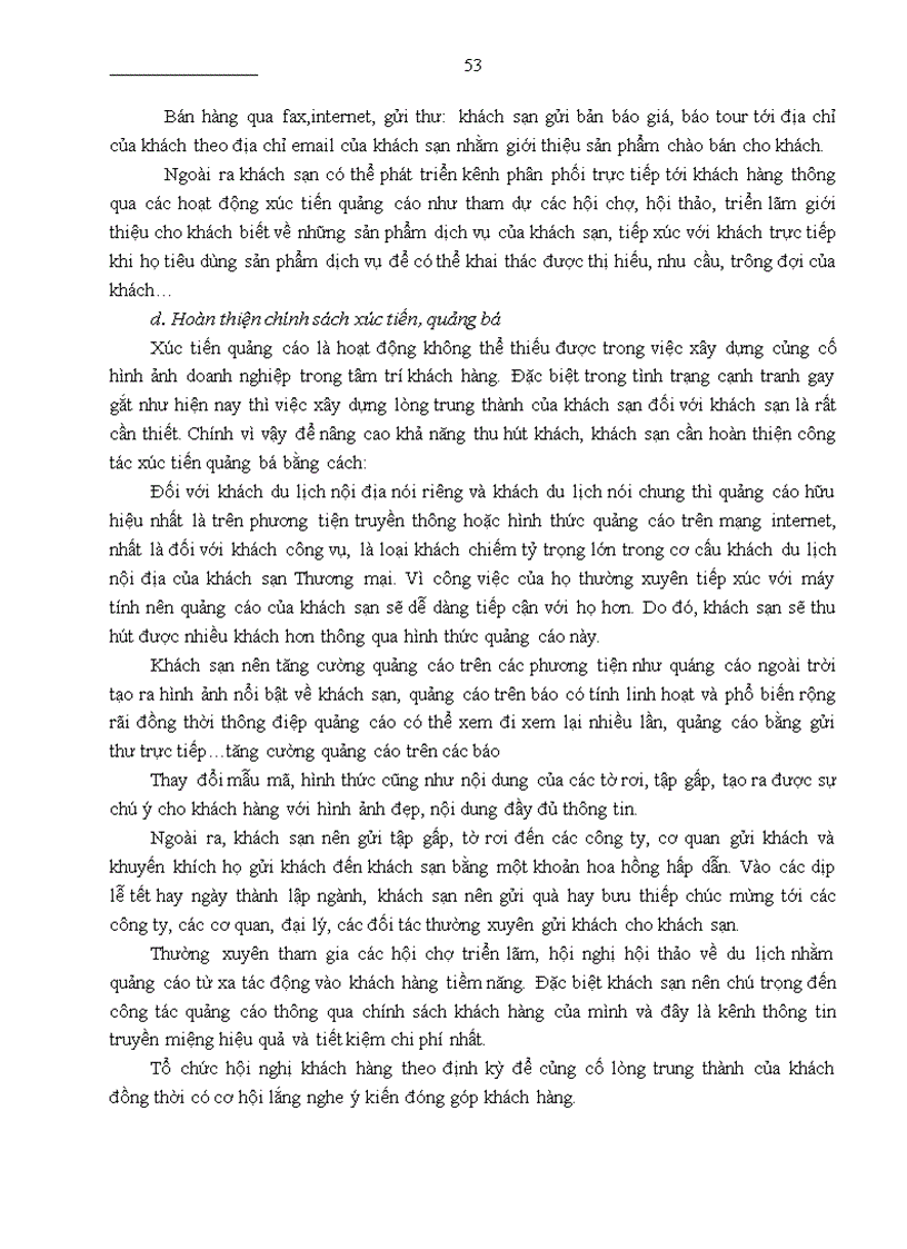 image for page Giải pháp marketing nhằm thu hút khách du lịch nội địa của khách sạn thương mại