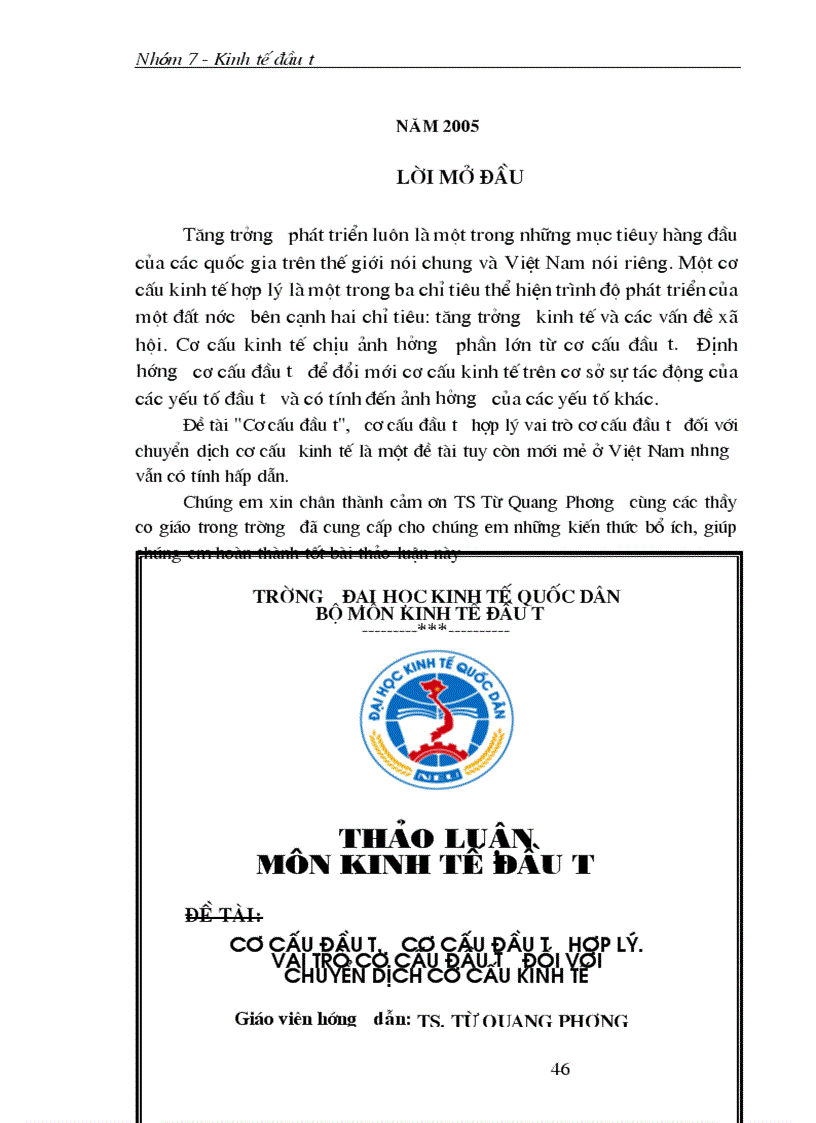 image for page Cơ cấu đầu tư hợp lý vai trò cơ cấu đầu tư đối với chuyển dịch cơ cấu kinh tế