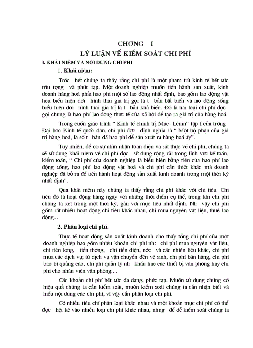 image for page Kiểm soát chi phí trong doanh nghiệp 1