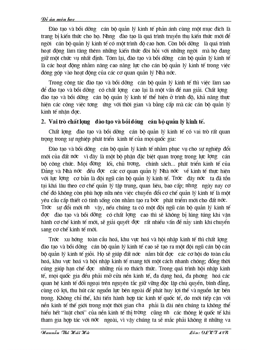 image for page Nâng cao chất lượng đào tạo và bồi dưỡng cán bộ quản lý kinh tế ở nước ta hiện nay