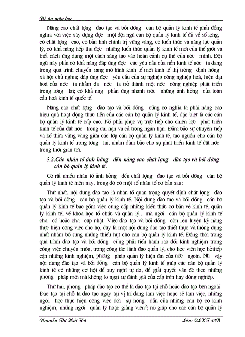 image for page Nâng cao chất lượng đào tạo và bồi dưỡng cán bộ quản lý kinh tế ở nước ta hiện nay