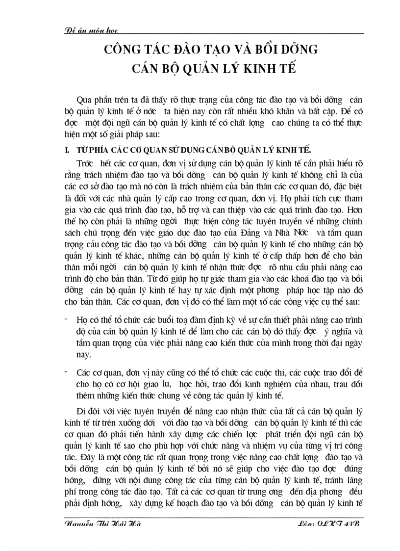 image for page Nâng cao chất lượng đào tạo và bồi dưỡng cán bộ quản lý kinh tế ở nước ta hiện nay