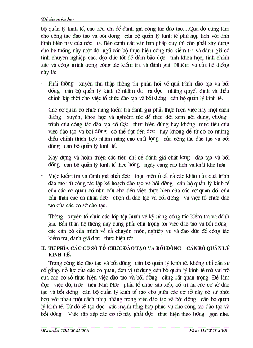 image for page Nâng cao chất lượng đào tạo và bồi dưỡng cán bộ quản lý kinh tế ở nước ta hiện nay