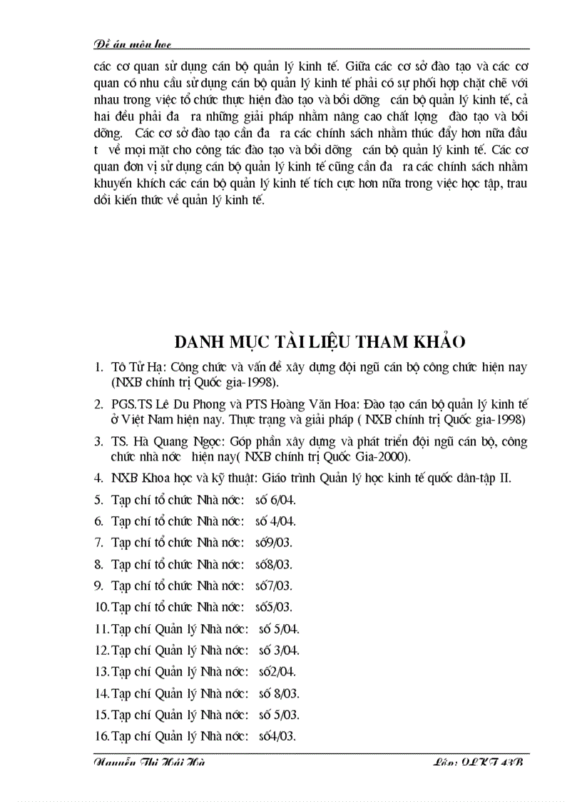 image for page Nâng cao chất lượng đào tạo và bồi dưỡng cán bộ quản lý kinh tế ở nước ta hiện nay