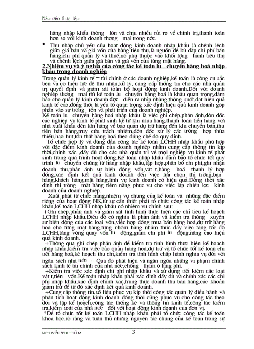 image for page Hoàn thiện tổ chức công tác kế toán lưu chuyển hàng hoá nhập khẩu tại Công ty TNHH Thương mại đầu tư HB