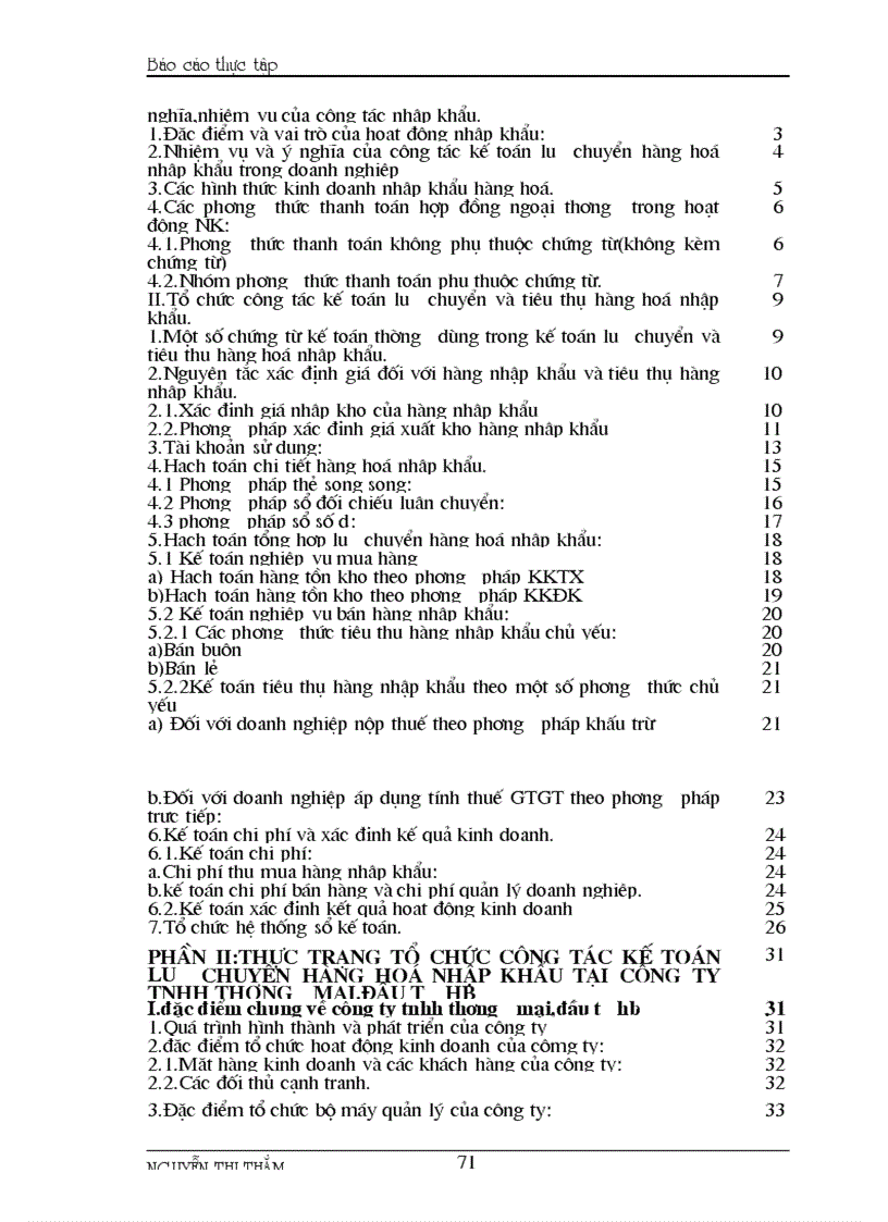 image for page Hoàn thiện tổ chức công tác kế toán lưu chuyển hàng hoá nhập khẩu tại Công ty TNHH Thương mại đầu tư HB