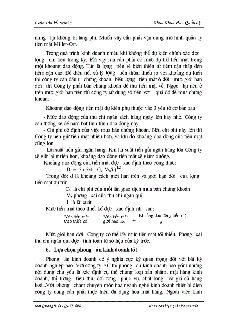 image for page Một số giải pháp nâng cao hiệu quả huy động và sử dụng vốn ở công ty TNHH thiết bị điện AC 1